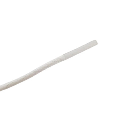 Sireturi Macvi, cerate rotunde, albe, 80 cm, 1 pereche