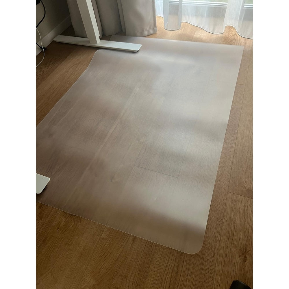 Covoras Protectie Pardoseala Macvi® 90x120 cm Transparent Antialunecare pentru Birou