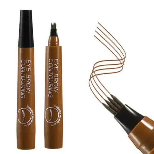 Creion sprancene 3D Microblading, Macvi, rezistent la apa, durata lunga, 01 maro deschis, 5g