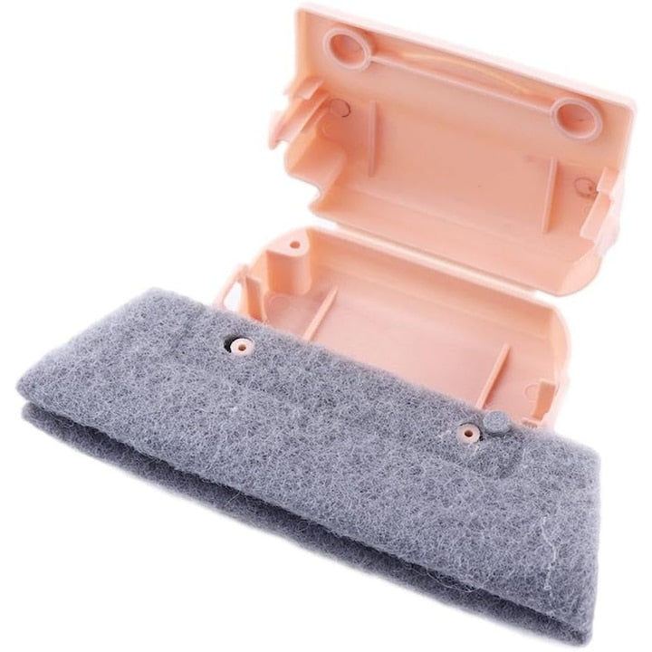 Stergator Geamuri 2 in 1 Macvi® Profesional pentru Geamuri Oglinzi Spatii Inguste Design Durabil Roz