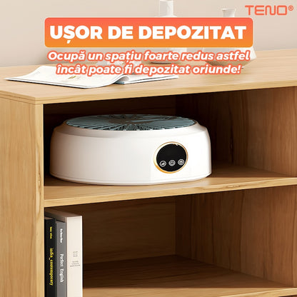 Uscator Electric Teno®, pentru rufe, sterilizare UV, capacitate 10 kg, timer 1-4 ore, 600 W, 14.3 x 21.5 x 22.1 cm, alb