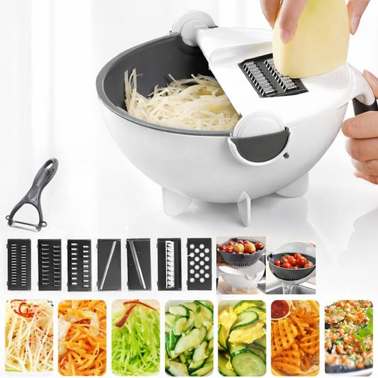 Razatoare Smart Macvi® Vet Basket pentru Legume, cu Bol pentru Prespalare