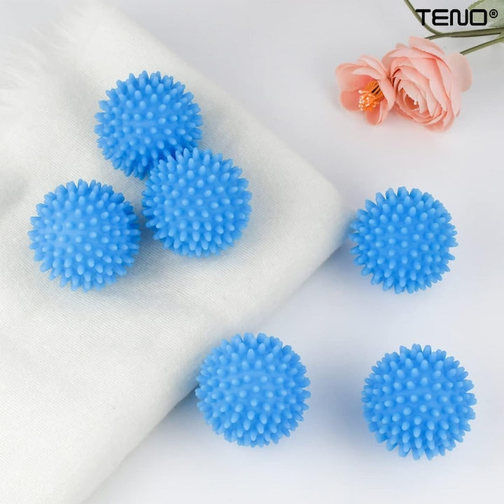 Set 2 Bile pentru Masina de Spalat si Uscator Teno®, reduc timpul de uscare al hainelor, ajuta impotriva sifonarii si incurcarii hainelor, previn incarcarea statica, compacte, reutilizabile, albastru