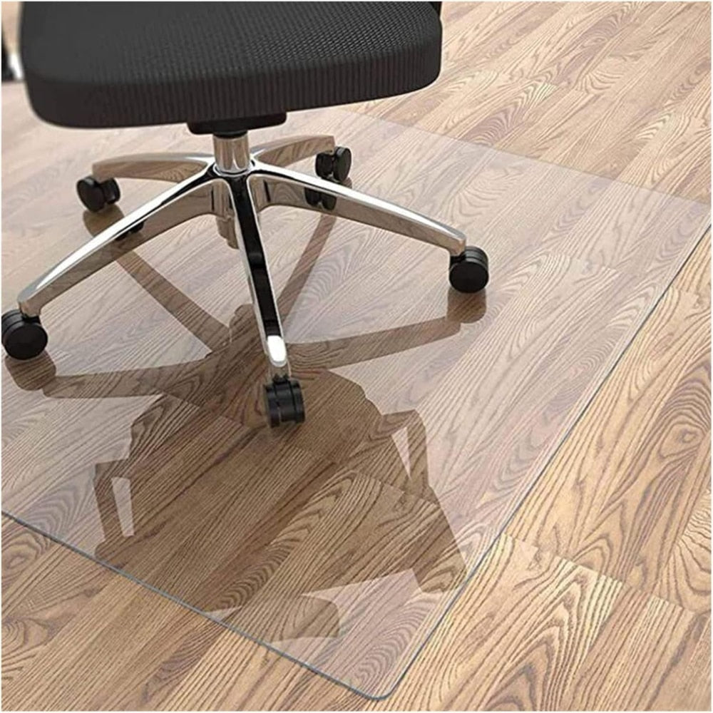 Covoras Protectie Pardoseala Macvi® 90x120 cm Transparent Antialunecare pentru Birou