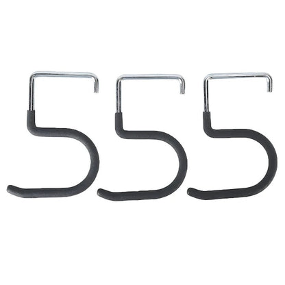 Cuier/Organizator scule Macvi®, suport unelte si obiecte diverse, montaj usor, materiale rezistente, carlige multiple tip S si drepte, ideal pentru baie, garaj si spalatorie, negru
