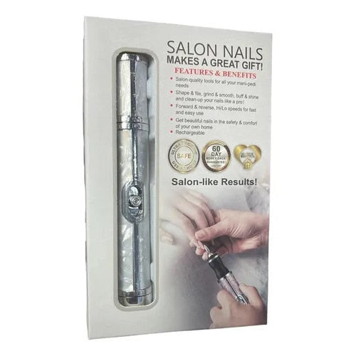 Set profesional electric pentru ingrijirea unghiilor Macvi® reincarcabil USB 20000 RPM, Baterie 500 mAhcu freze pentru manichiura si pedichiura