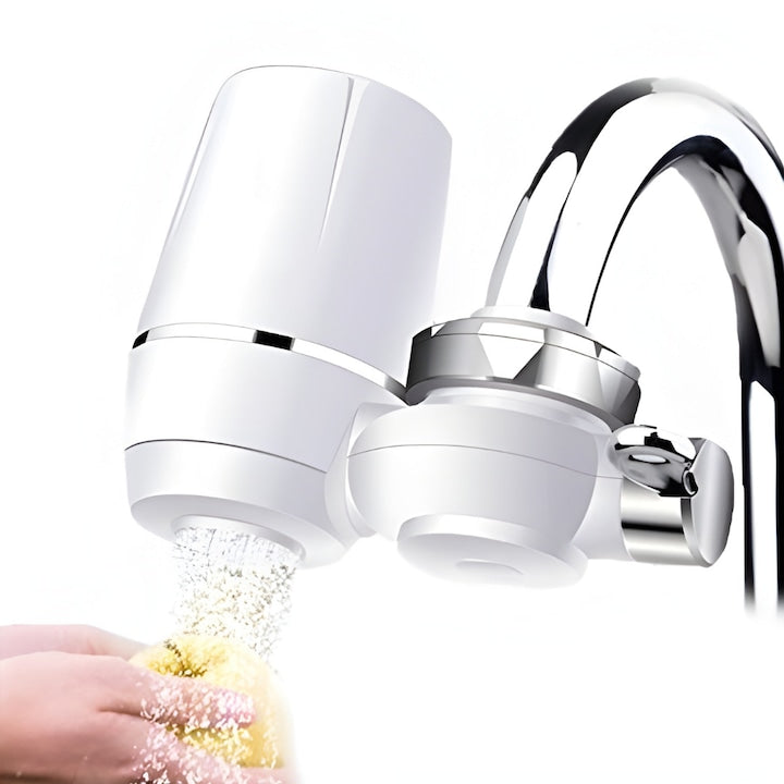 Cap de robinet cu filtru de apa Macvi® pentru purificare, usor de instalat, material durabil