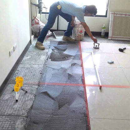 Nivela cu laser Macvi® pe trepied, linie verticala, precizie 0, 5 mm/m, Clasa II, pentru nivelare si aliniere in constructii