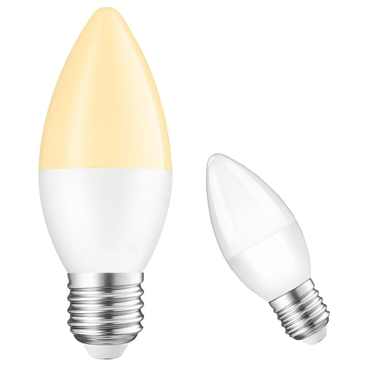 Bec LED E27 Teno®, durata de viata de 20.000 de ore, temperatura culoare 2700K, 7W, 630 lm, tensiune alimentare 220-240V, alb cald