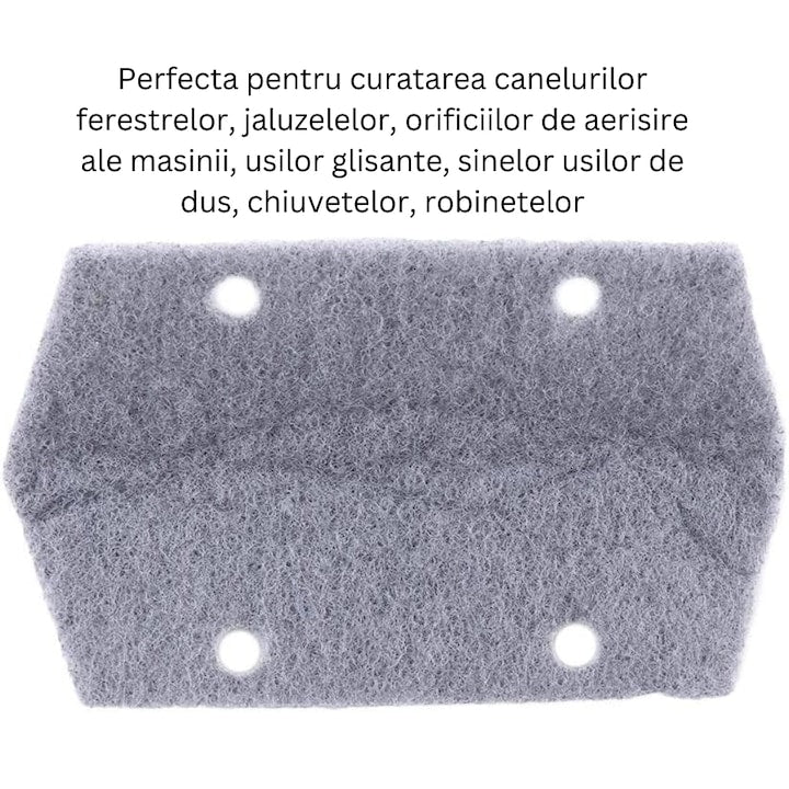 Stergator Geamuri 2 in 1 Macvi® Profesional pentru Geamuri Oglinzi Spatii Inguste Design Durabil Roz