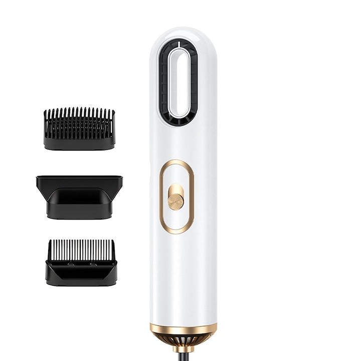 Uscator Profesional de Par 3 in 1 Teno®, aparat multifunctional coafare si uscare, 3 accesorii incluse, 1200W, alb