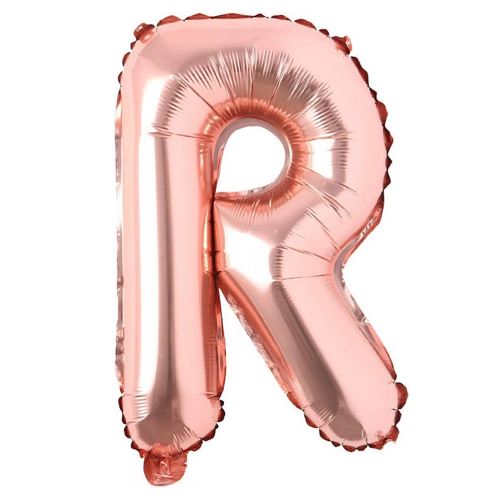 Balon in Forma de Litera R Teno®, metalizat, pentru Petreceri/Aniversari/Evenimente, rezistent, folie, rose gold, 40 cm