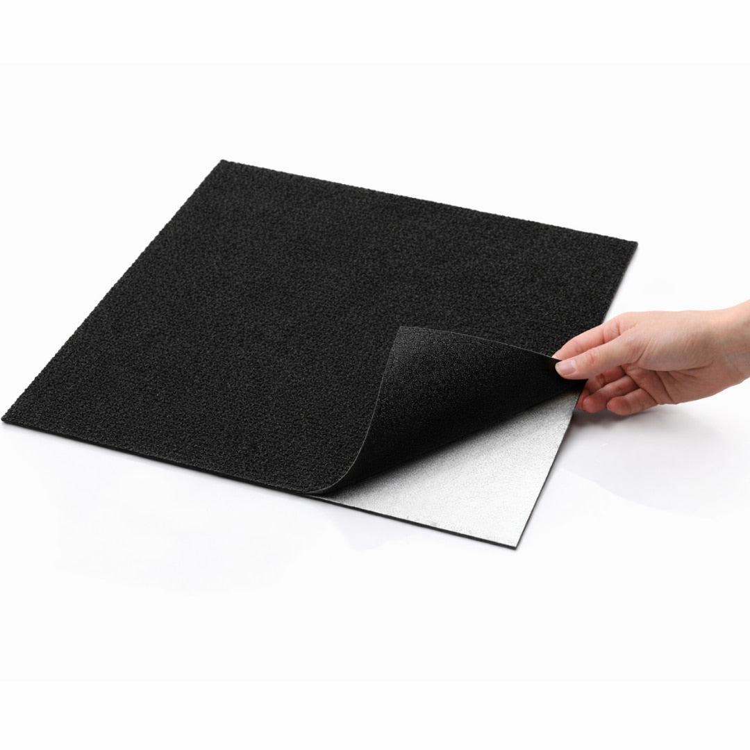 Mocheta scari Macvi® dale autoadezive 60x60 cm, 1 buc. mocheta textila, ajustabila, montaj rapid fara unelte, curatare usoara, potrivita pentru scari, camera copiilor, dressing, aplicare rapida