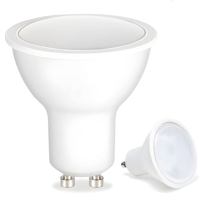 Bec LED GU10 Teno®, durata de viata de 20.000 de ore, temperatura culoare 6400K, 5W, 450 lm, tensiune alimentare 220-240V, alb rece