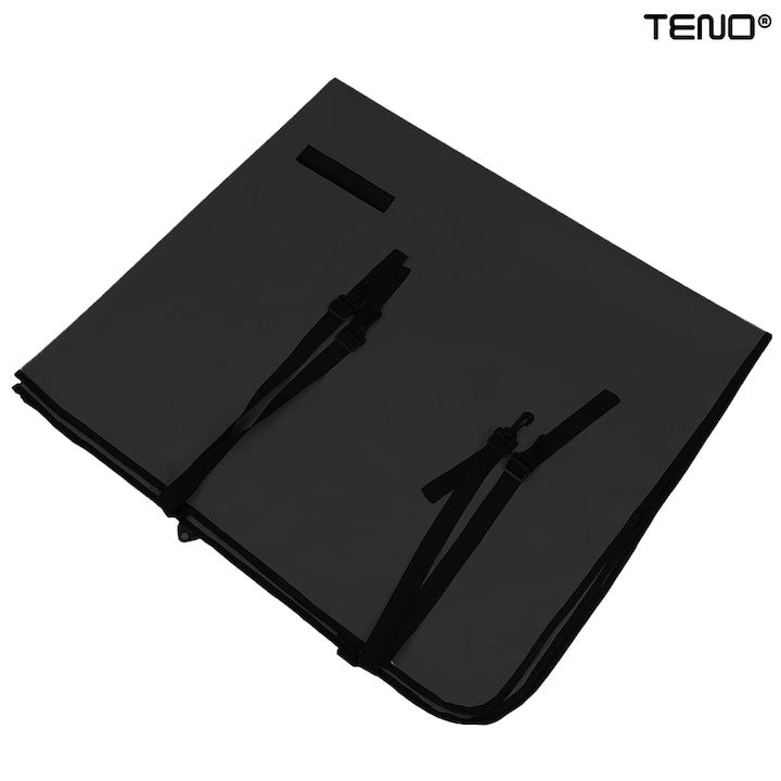 Husa Auto Protectie si Transport Animale Teno®, anti-zgarieturi, waterproof, impermeabila, accesoriu inclus, materiale rezistente, fermoar, negru
