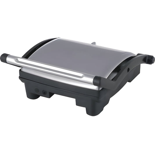 Sandwich-maker 3in1 Macvi®, grill/presa panini, 1800W, Negru/Argintiu