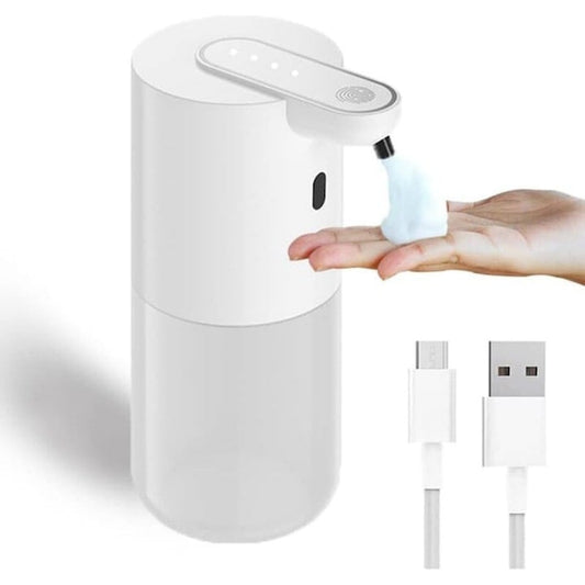 Dozator automat sapun spuma Macvi® cu senzor infrarosu 4 niveluri volum spuma reincarcabil USB-C 400 ml IPX5