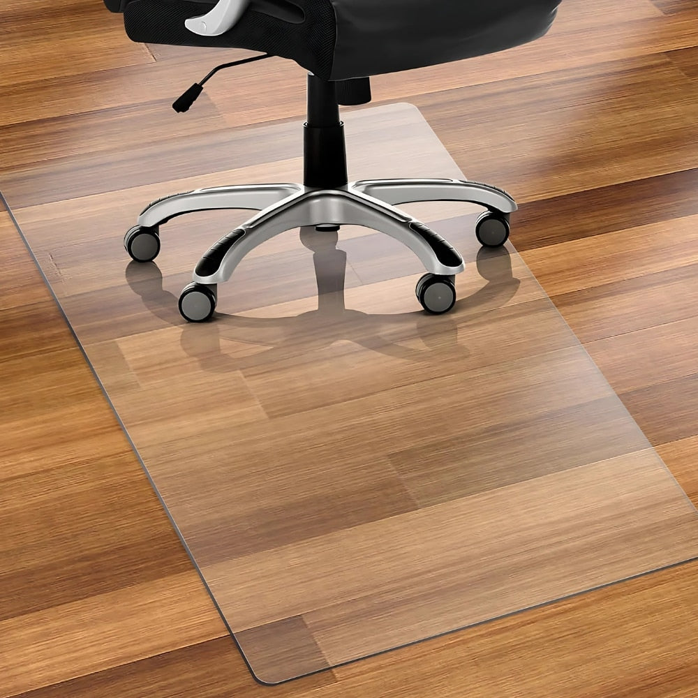 Covoras Protectie Pardoseala Macvi® 90x120 cm Transparent Antialunecare pentru Birou
