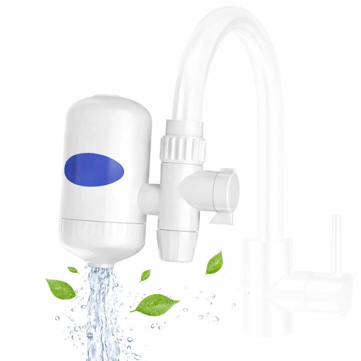 Filtru de apa Macvi pentru robinet, ceramic, 10.000 litri, montaj simplu, plastic
