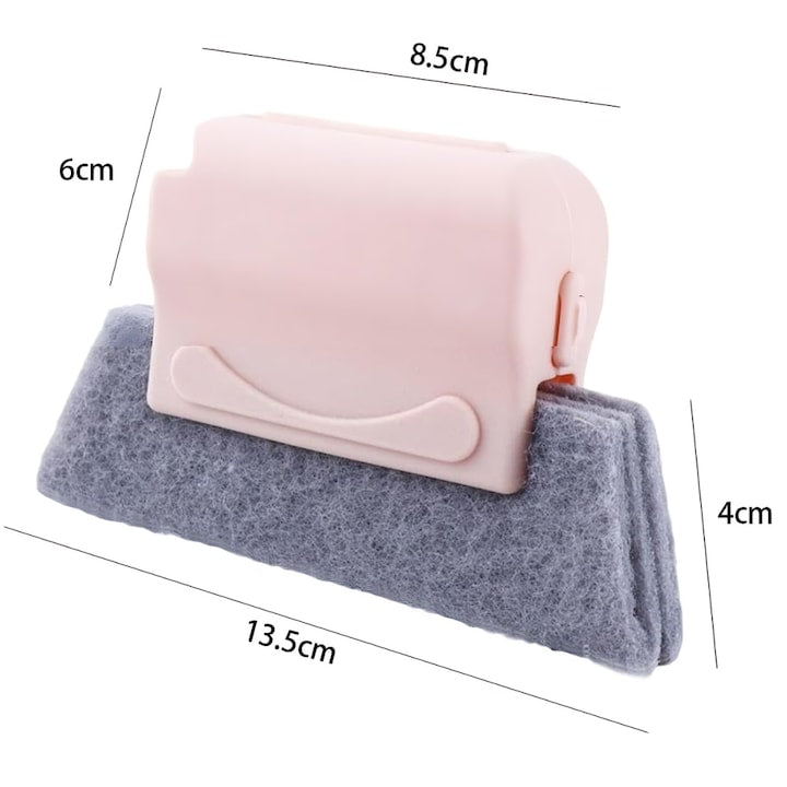 Stergator Geamuri 2 in 1 Macvi® Profesional pentru Geamuri Oglinzi Spatii Inguste Design Durabil Roz
