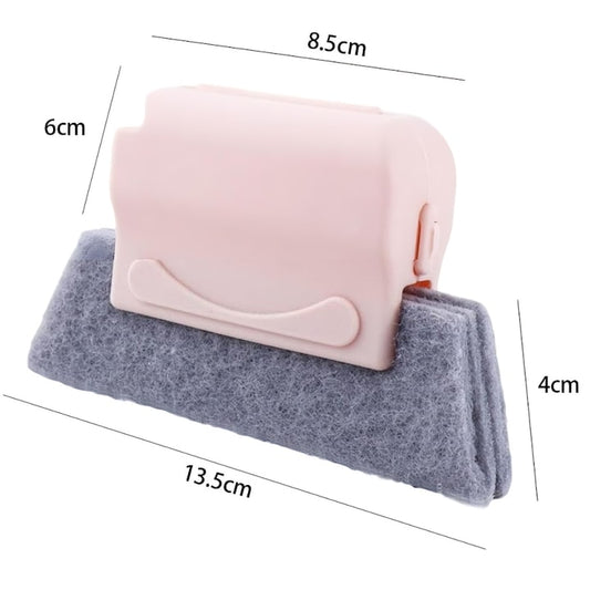 Stergator Geamuri 2 in 1 Macvi® Profesional pentru Geamuri Oglinzi Spatii Inguste Design Durabil Roz