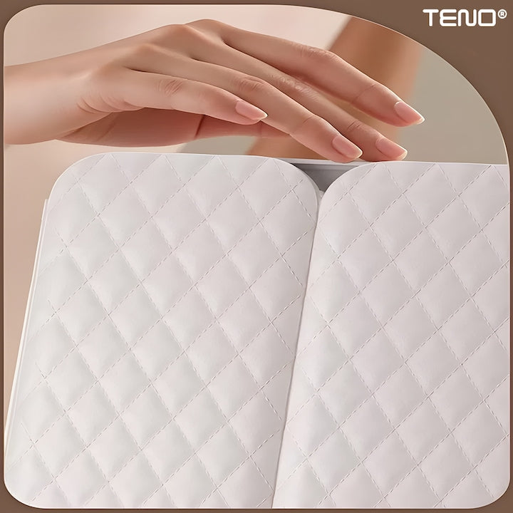 Oglinda Cosmetica Teno, pliabila, iluminare LED, marire X2 si X3, alb, inaltabila, cu oglinzi laterale