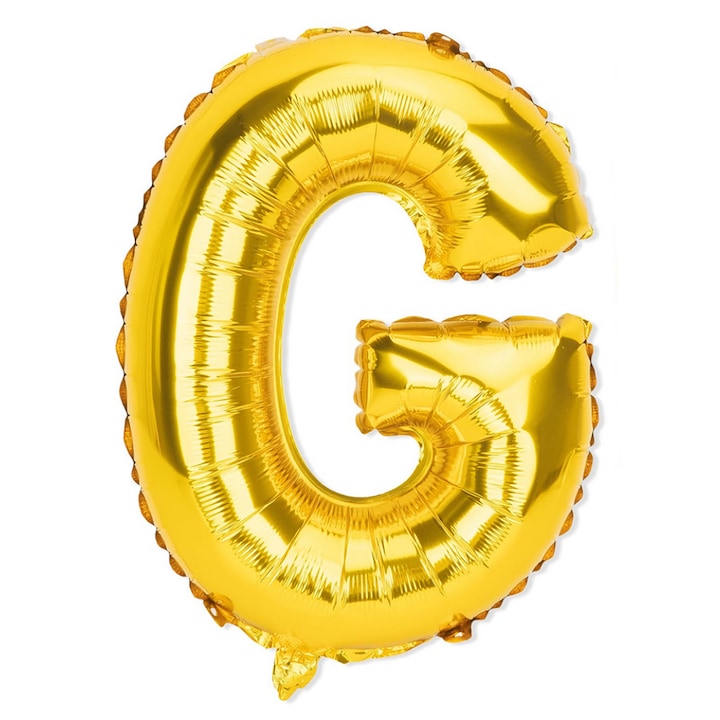 Balon in Forma de Litera G Teno®, metalizat, pentru Petreceri/Aniversari/Evenimente, rezistent, folie, gold, 40 cm
