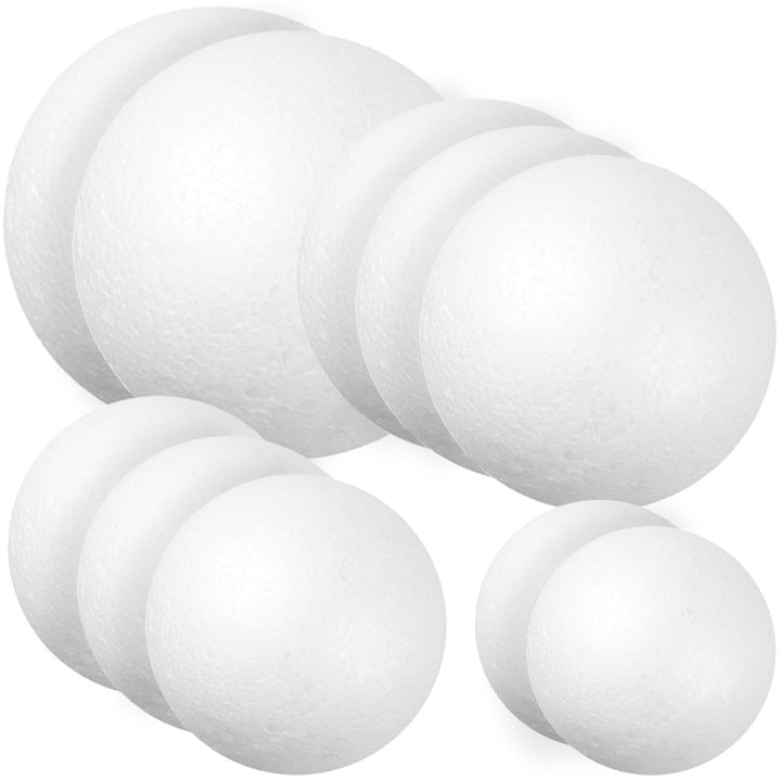 Set 10 Globuri Albe, Decorative Macvi®