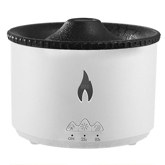 Difuzor Aromaterapie Lava Teno®, 2 culori LED, capacitate 360ml, silentios, umidifica aerul, alb