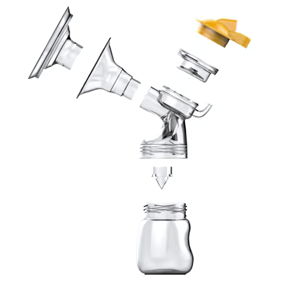 Pompa de san electrica Macvi Premium, 2 moduri de functionare, ecran LED Touch Screen, BPA Free, design compact