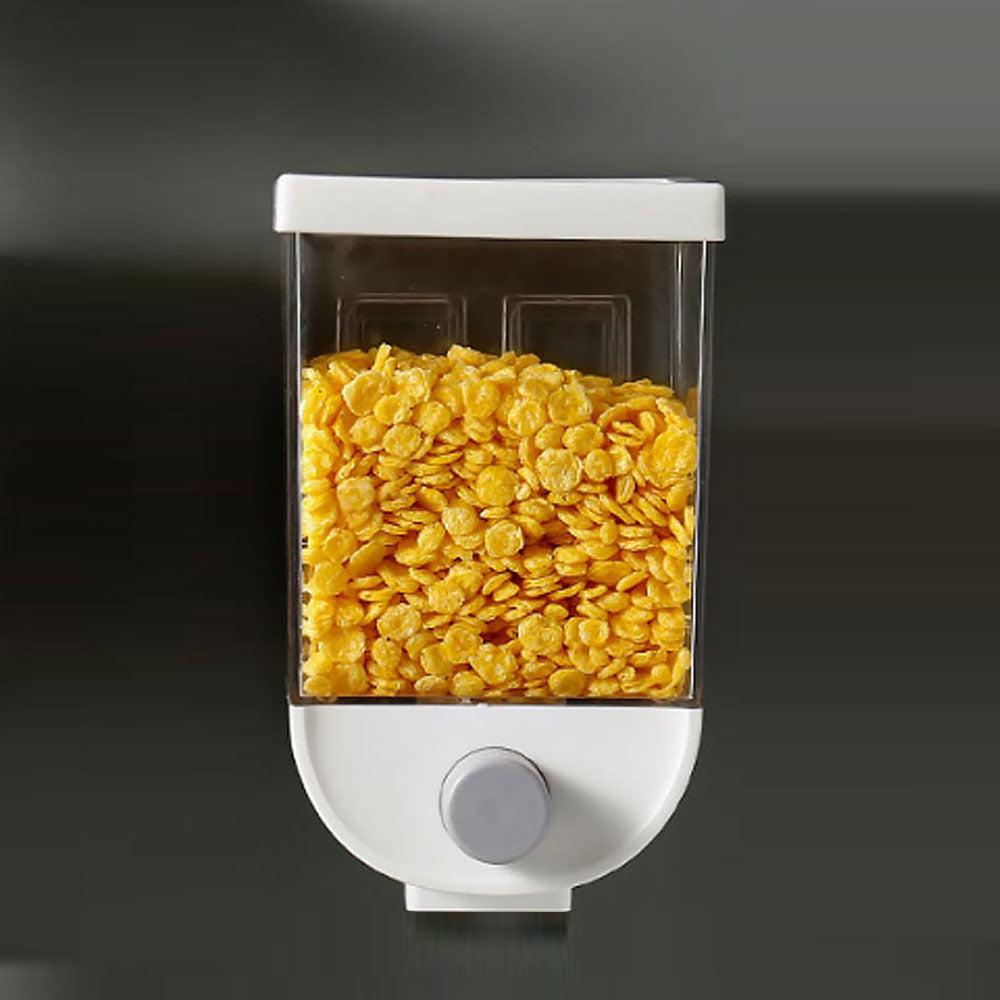 Dozator Cereale Macvi® 1 L/Kg, Rezistent, Alb