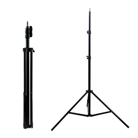 Trepied reglabil 2m Macvi® pentru camera foto, video, telefon si lampa circulara, suport profesional din aluminiu, prindere 1/4", ideal pentru vlogging, fotografie si live streaming