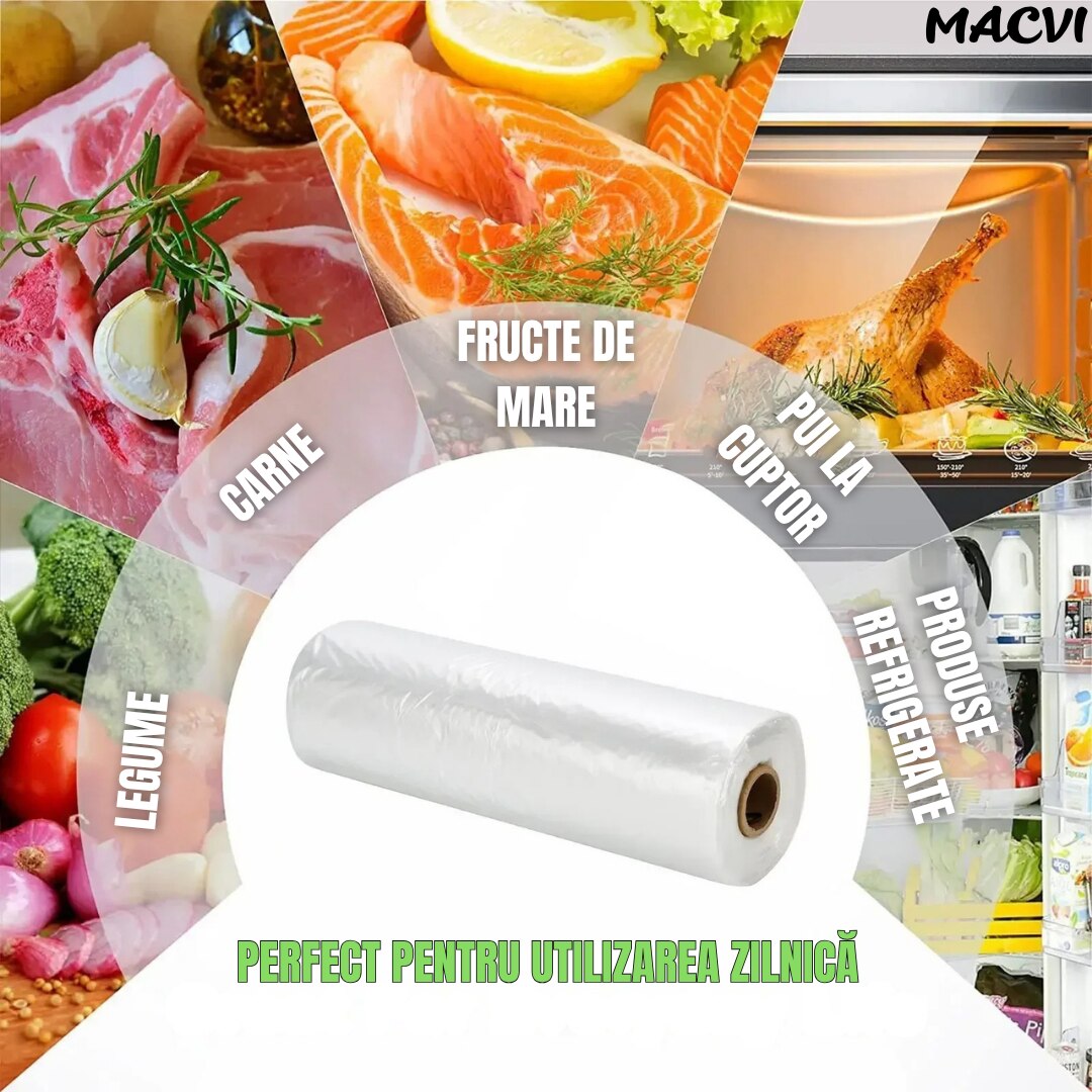 Rola pungi vidat Macvi®, 15 x 500 cm