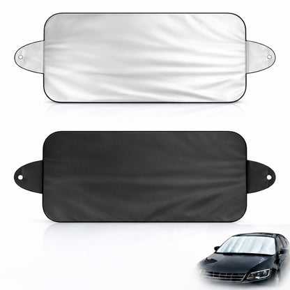 Parasolar Auto Macvi® pentru Parbriz, 70 x150 cm, Protectie UV, cu 2 fete