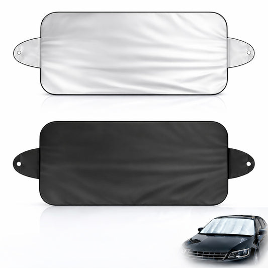 Parasolar Auto Macvi® pentru Parbriz, 70 x150 cm, Protectie UV, cu 2 fete