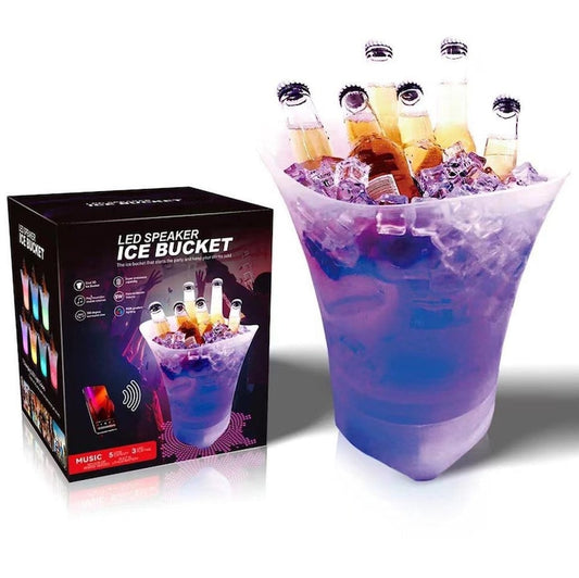 Frapiera MACVI 7L cu LED RGB si difuzor Bluetooth 10W, impermeabil IPX4, 27, 5x33x25, 5cm