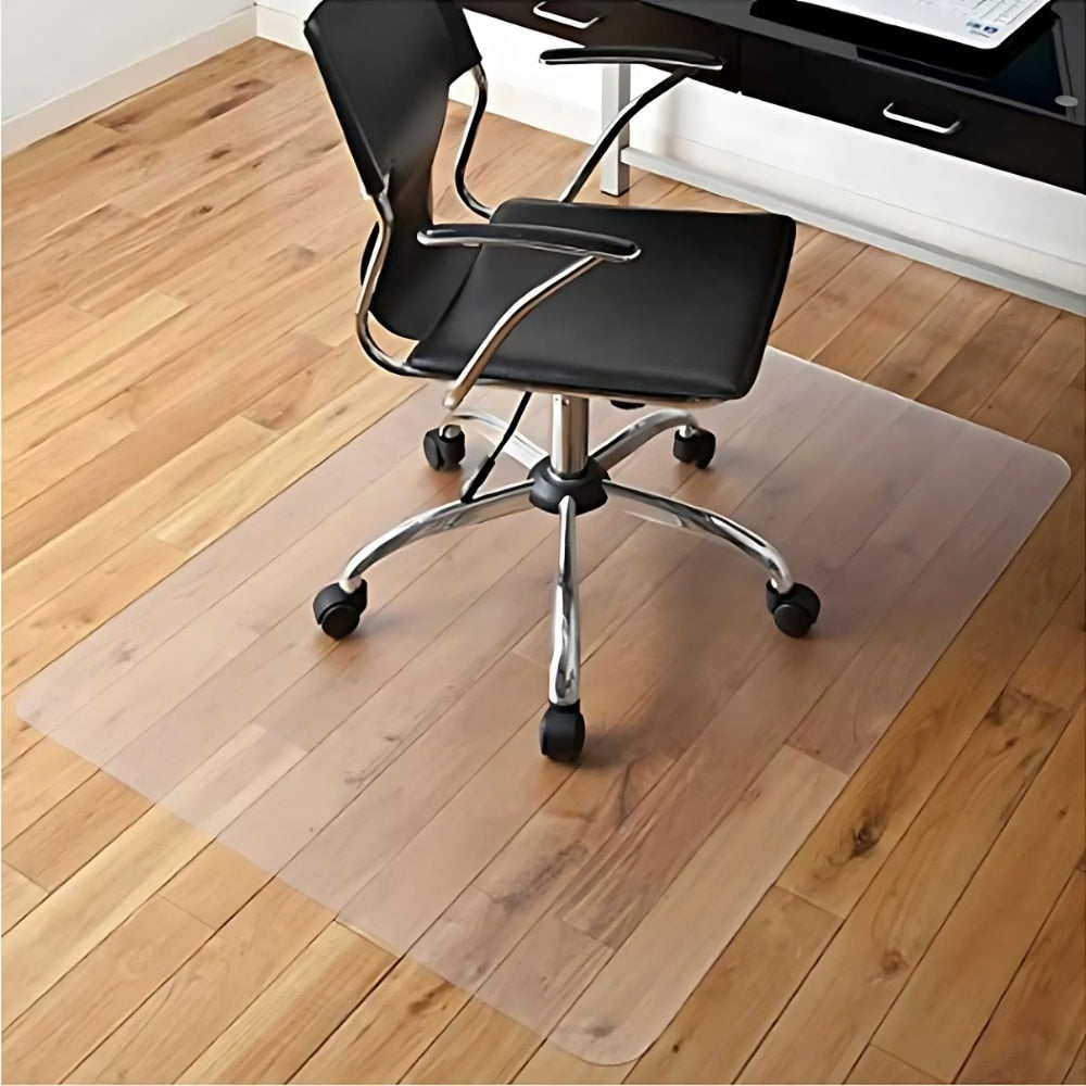 Covoras Protectie Pardoseala Macvi® 90x120 cm Transparent Antialunecare pentru Birou