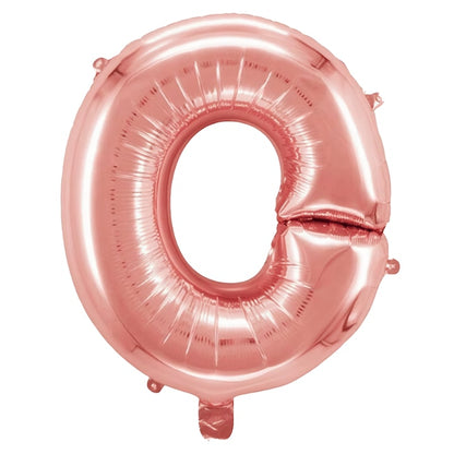Balon in Forma de Litera O Teno®, metalizat, pentru Petreceri/Aniversari/Evenimente, rezistent, folie, rose gold, 40 cm
