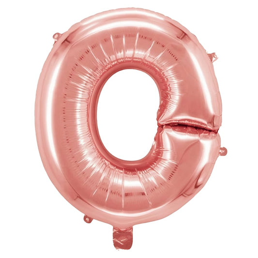 Balon in Forma de Litera O Teno®, metalizat, pentru Petreceri/Aniversari/Evenimente, rezistent, folie, rose gold, 40 cm