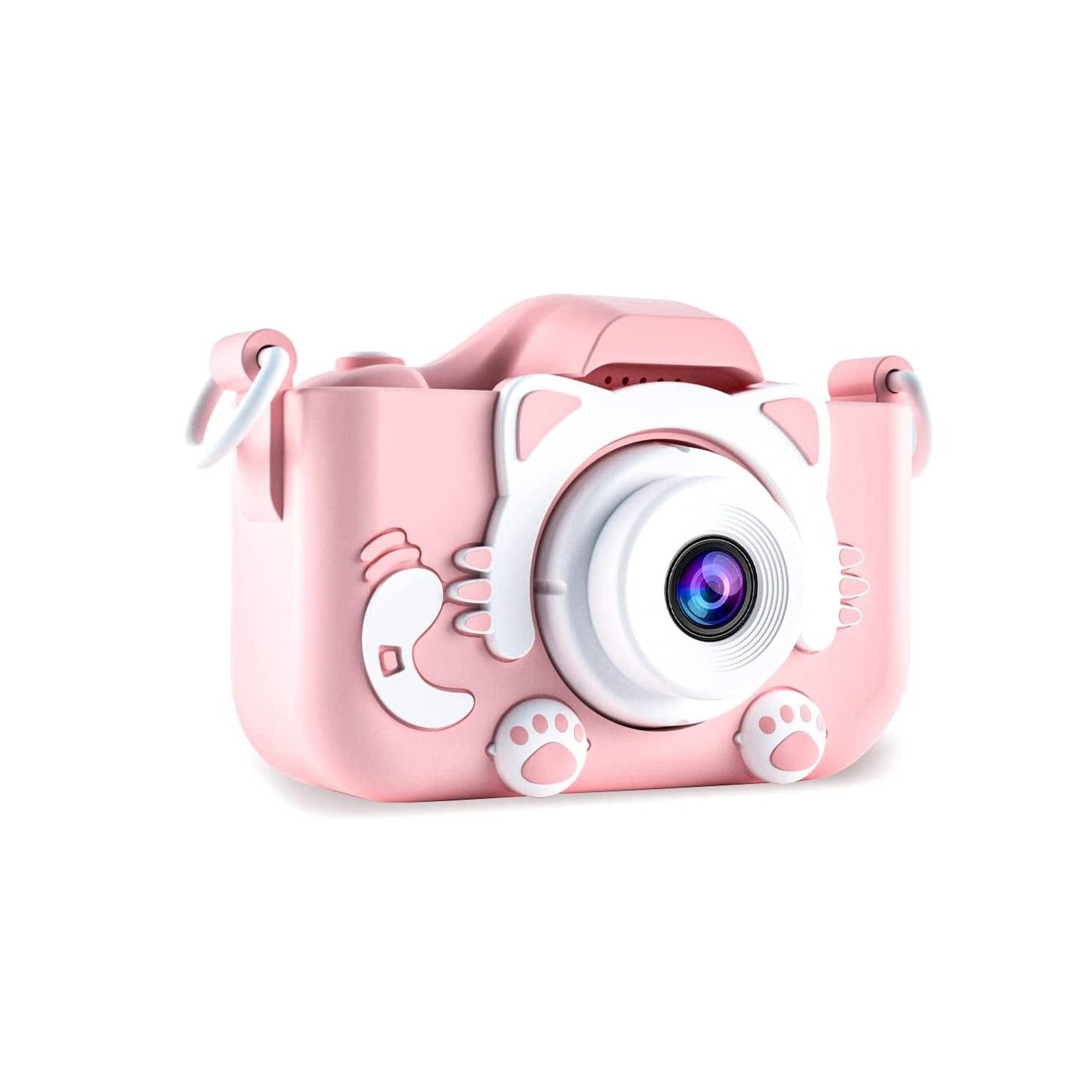 Camera Foto pentru Copii Macvi® 1080P HD 23MP 32GB Ecran 2 Inch Selfie Jocuri Roz
