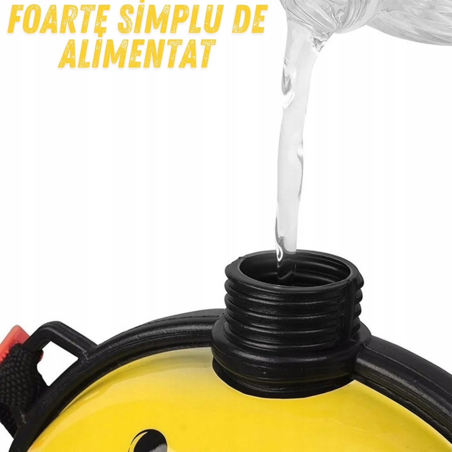 Pistol cu apa tip rucsac Macvi®, model albinuta, rezervor 1500 ml, bretele ajustabile, jucarie interactiva pentru copii 3+ ani