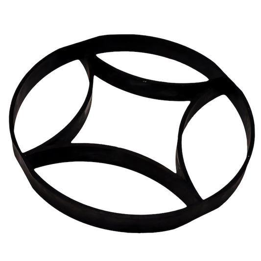 Matrita cu Contur pentru Turnat Pavaj Teno®, pentru beton amprentat sau piatra decorativa, imita piatra naturala, imbunatateste aspectul gradinii, plastic, model 3, 39.5 x 4 cm, negru