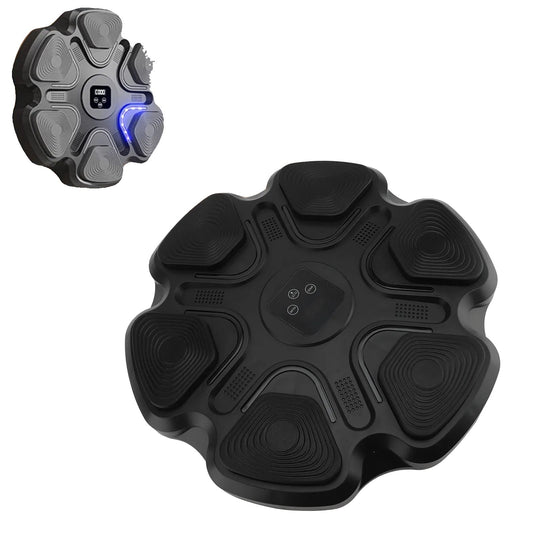 Tinta electronica de box SoSar® muzicala smart cu Bluetooth 10 moduri antrenament mod dublu boxe stereo contor lovituri baterie 1200 mAh din ABS si PP
