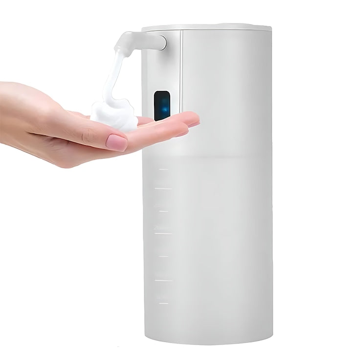 Dozator Automat de Sapun Teno, senzor de miscare, compact, alb, 350 ml
