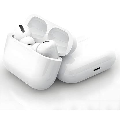 Casti wireless Air Pro 3 Macvi®, compatibile Android/iPhone, HD audio/ voce, dual HD true stereo, performanta, confort, cutie de incarcare portabila, autonomie 24 h, control tactil inteligent, Alb