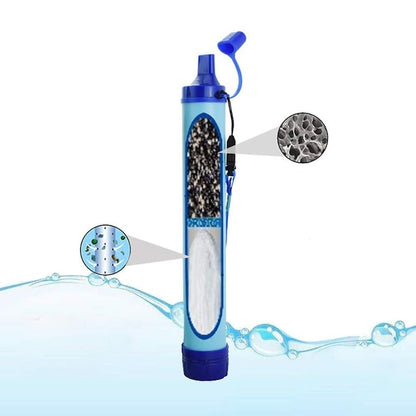 Purificator Apa Portabil Macvi® 800 ml 30 min Filtru 2000 L Camping Drumetii Albastru
