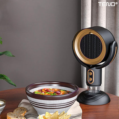 Ventilator de Masa Teno®, purificator de aer, hota de ulei si abur, compartiment pentru ulei, inclinabil, structura stabila, rezistenta ridicata, auriu