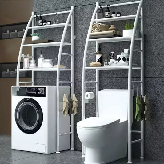 Organizator Multifunctional Macvi® pentru Baie, Toaleta sau Masina de Spalat, Suport pentru Detergenti, Prosoape si Accesorii de Igiena, Design Compact si Montare Rapida
