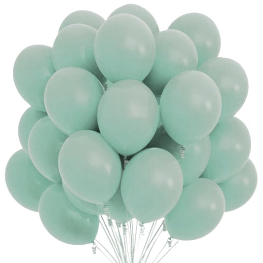 Set 100 Baloane Teno®, pentru Petreceri/Aniversari/Evenimente, o singura dimensiune, latex, turcoaz