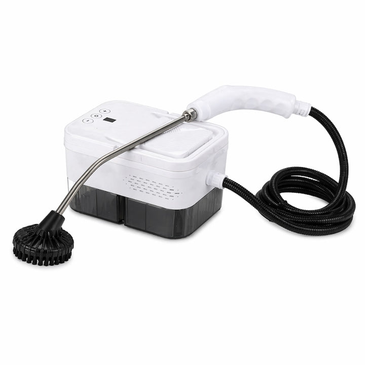 Steam Cleaner portabil Teno®, curatare cu abur 105°C, 6 nivele reglabile, rezervor 1000ml, incalzire rapida 15s, fara chimicale, multisuprafete